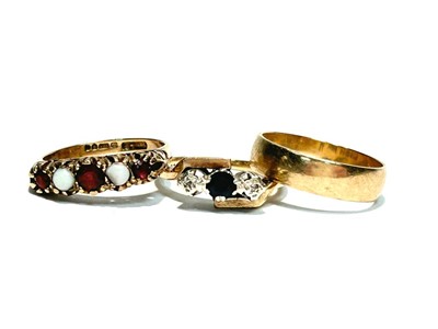 Lot 170 - Three gold rings