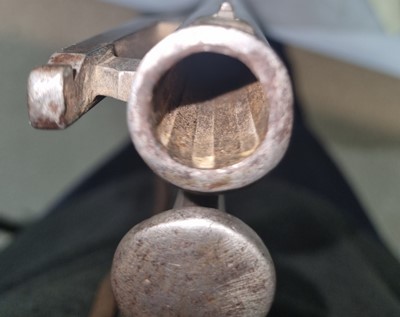 Lot 879 - An early 19th Century Volunteer flintlock Baker rifle, by Ketland, with bayonet