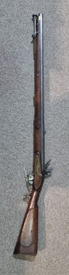 Lot 879 - An early 19th Century Volunteer flintlock Baker rifle, by Ketland, with bayonet