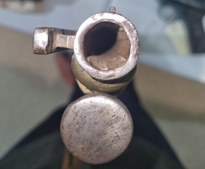 Lot 879 - An early 19th Century Volunteer flintlock Baker rifle, by Ketland, with bayonet