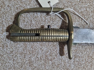 Lot 879 - An early 19th Century Volunteer flintlock Baker rifle, by Ketland, with bayonet