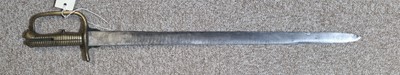 Lot 879 - An early 19th Century Volunteer flintlock Baker rifle, by Ketland, with bayonet