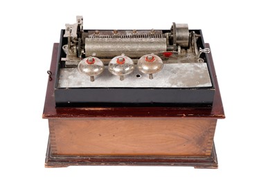 Lot 758 - An early 19th Century  'bells in sight' cylinder music box