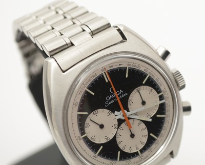 Lot 554 - Omega Seamaster: a steel cased manual-wind chronograph wristwatch