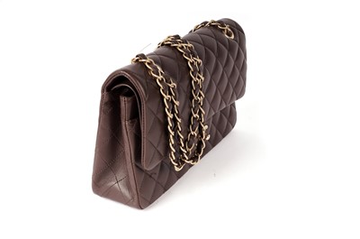 Lot 993 - A Chanel classic double flap matelasse shoulder bag