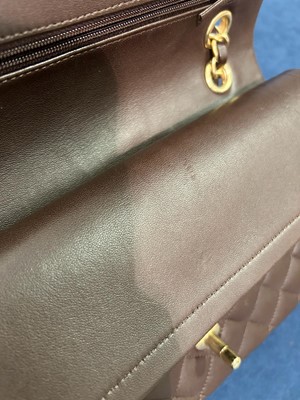Lot 993 - A Chanel classic double flap matelasse shoulder bag