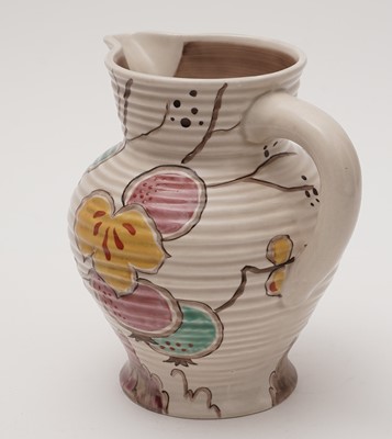 Lot 94 - Clarice Cliff floral jug