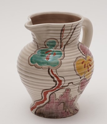 Lot 94 - Clarice Cliff floral jug