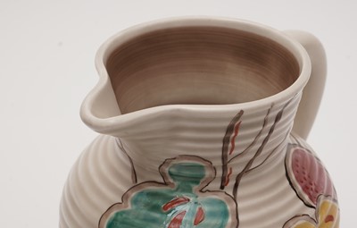 Lot 94 - Clarice Cliff floral jug