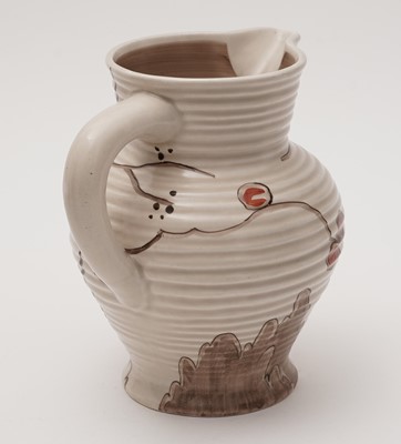 Lot 94 - Clarice Cliff floral jug