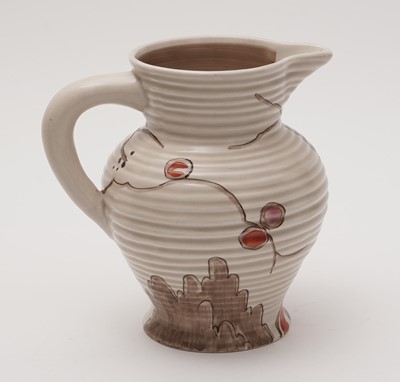 Lot 94 - Clarice Cliff floral jug