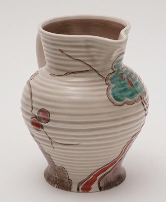 Lot 94 - Clarice Cliff floral jug