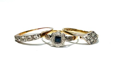 Lot 181 - Three rings