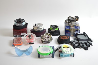 Lot 498 - A collection of fishing reels and accessories