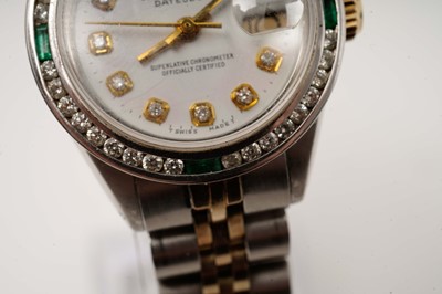 Lot 1043 - Rolex Oyster Perpetual Datejust: a stainless steel cased automatic wristwatch