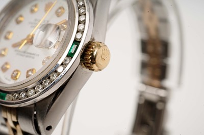 Lot 1043 - Rolex Oyster Perpetual Datejust: a stainless steel cased automatic wristwatch