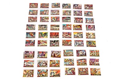 Lot 936 - A set of 55  vintage Mars Attacks trade cards - complete
