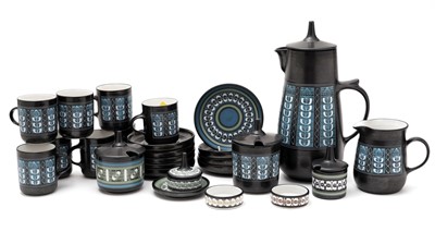 Lot 97 - Ambleside pottery coffee service