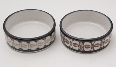 Lot 97 - Ambleside pottery coffee service