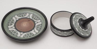 Lot 97 - Ambleside pottery coffee service
