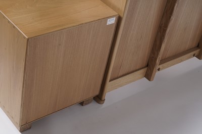 Lot 56 - Ercol: A late 20th Century beech and elm bedroom suite