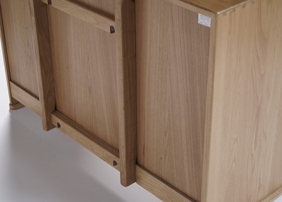 Lot 56 - Ercol: A late 20th Century beech and elm bedroom suite
