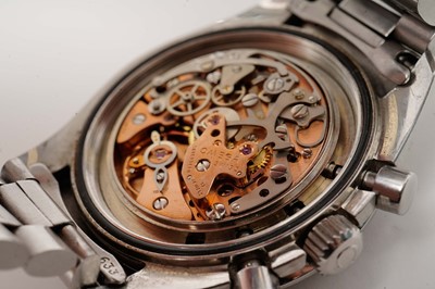 Lot 1044 - Omega Speedmaster Professional: a stainless steel cased manual wind chronograph wristwatch