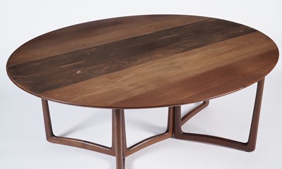 Lot 2 - Peter Hvidt & Orla Mølgaard-Neilson for France & Son: a teak double gateleg drop leaf table