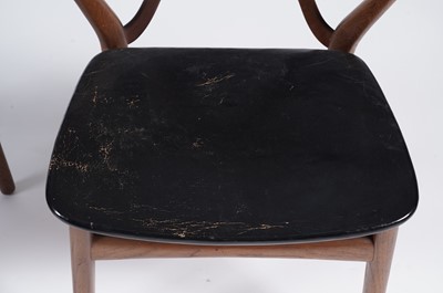 Lot 11 - Henning Kjaernulf for Bruno Hansen - Model 225: A set of six retro teak 'Wishbone' chairs