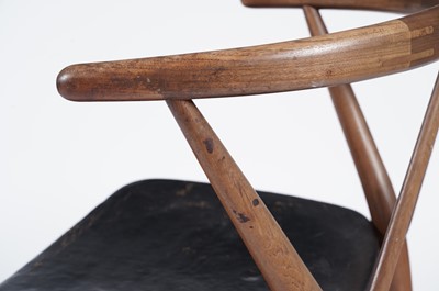 Lot 11 - Henning Kjaernulf for Bruno Hansen - Model 225: A set of six retro teak 'Wishbone' chairs