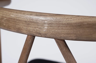 Lot 11 - Henning Kjaernulf for Bruno Hansen - Model 225: A set of six retro teak 'Wishbone' chairs