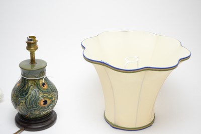 Lot 352A - A Moorcroft table lamp
