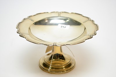Lot 212 - A silver tazza centrepiece, by Lester & Leafe