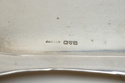 Lot 221 - A silver rectangular tray, by J & R Griffin Ltd, Chester