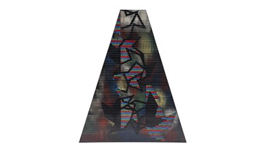 Lot 109 - Stephen McNulty - Shard - maquette for the Newcastle Metro station | enamelled metal