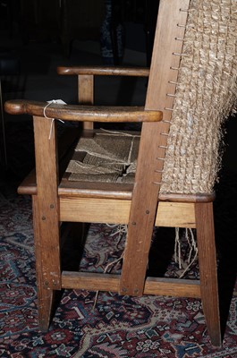 Lot 953 - Robert Harcus Towers: A late 20th Century pine Orkney chair