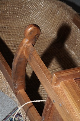 Lot 953 - Robert Harcus Towers: A late 20th Century pine Orkney chair