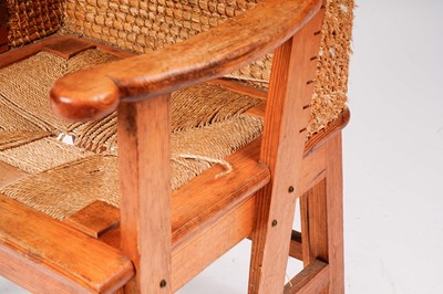 Lot 953 - Robert Harcus Towers: A late 20th Century pine Orkney chair