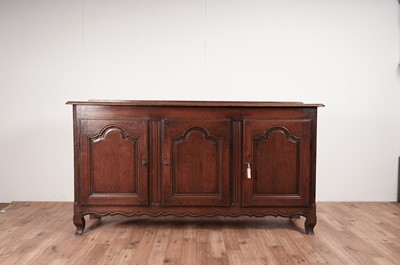 Lot 53 - A 19th Century French provincial  oak buffet