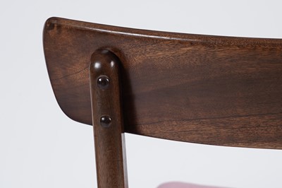 Lot 20 - A retro teak extending dining table and six chairs