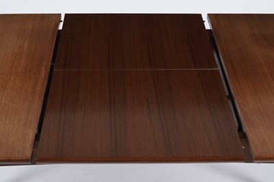 Lot 20 - A retro teak extending dining table and six chairs
