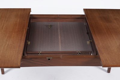 Lot 20 - A retro teak extending dining table and six chairs