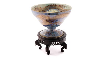 Lot 807 - Wedgwood Dragon Lustre footed bowl