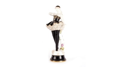 Lot 279 - Rare Worcester figure of a ballet dancer