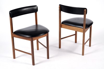 Lot 65 - McIntosh of Kirkaldy: A retro teak extending dining table and chairs