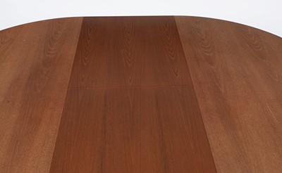 Lot 65 - McIntosh of Kirkaldy: A retro teak extending dining table and chairs