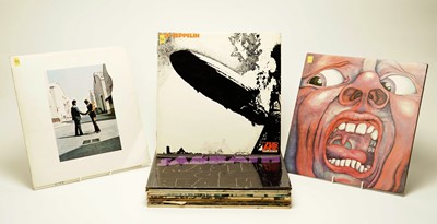 Lot 655 - 12 mixed rock LPs