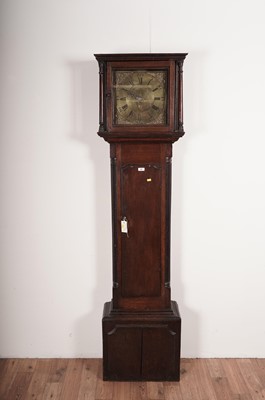 Lot 57 - Simpson, Wigton - An 18th Century oak 30 hour longcase clock
