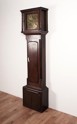 Lot 57 - Simpson, Wigton - An 18th Century oak 30 hour longcase clock