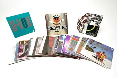 Lot 525 - A collection of 1980's electro 7" singles